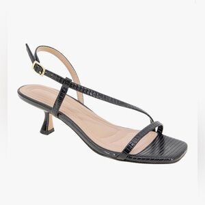 NWT BCBG Inaya Elegant Black Strappy Sandals Heels ~5